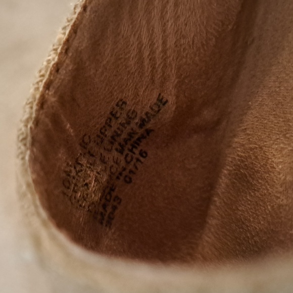 Nine West Chikflic Espadrille Wedge Platforms Tan/Gold Size 10 - Picture 3 of 5